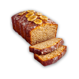 Banana Bread Vegano Glaseado con Plátano de Canarias