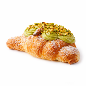 Croissant Relleno de Crema de Pistacho Vegano